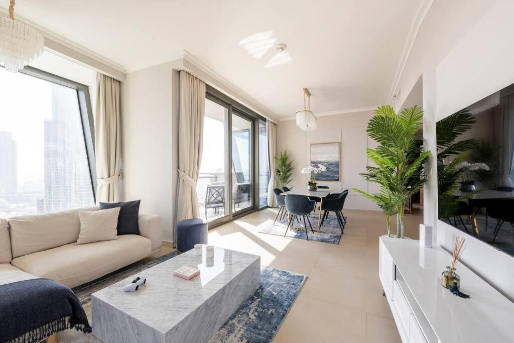Ferienwohnung Larbi Breathtaking Burj And Fountain View Luxurious 2 Bed Dubai Exterior foto