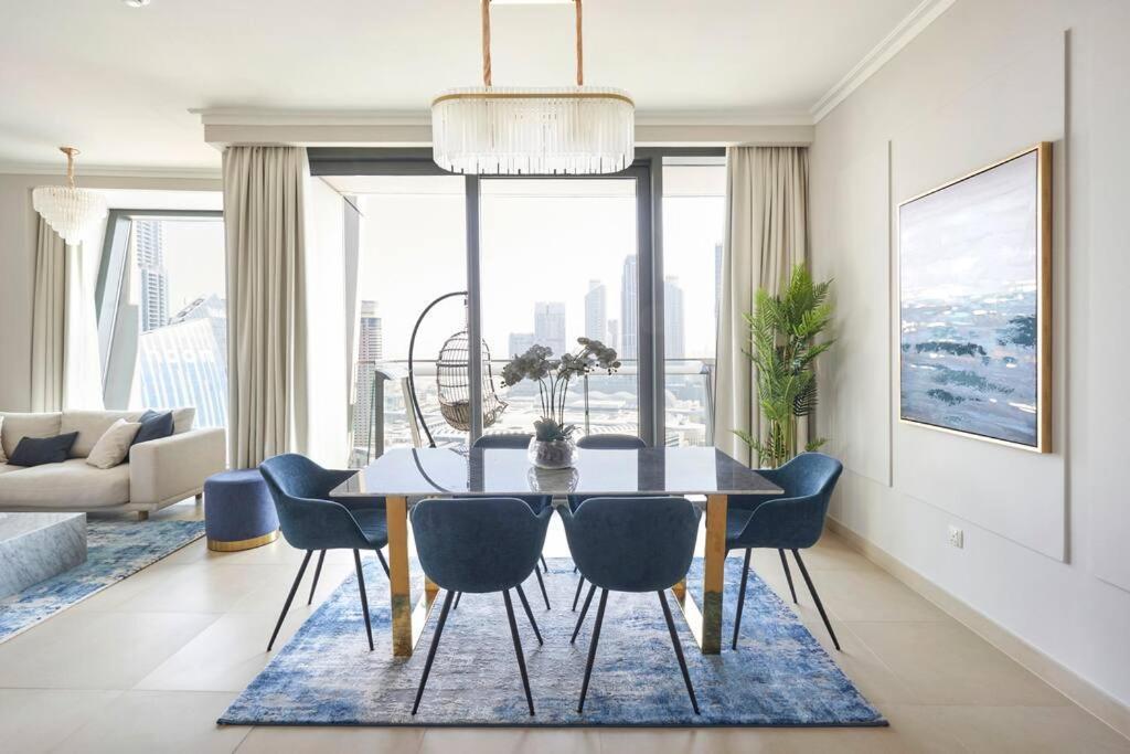 Ferienwohnung Larbi Breathtaking Burj And Fountain View Luxurious 2 Bed Dubai Exterior foto