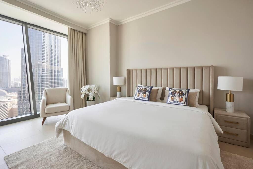 Ferienwohnung Larbi Breathtaking Burj And Fountain View Luxurious 2 Bed Dubai Exterior foto