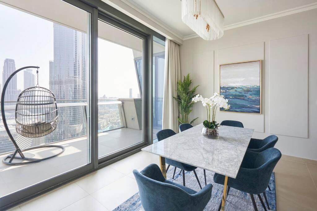 Ferienwohnung Larbi Breathtaking Burj And Fountain View Luxurious 2 Bed Dubai Exterior foto